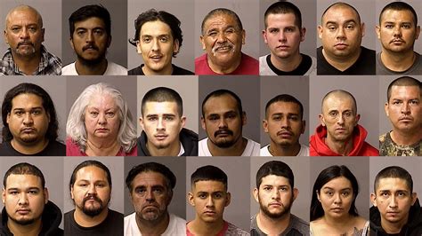 23 people arrested in gang